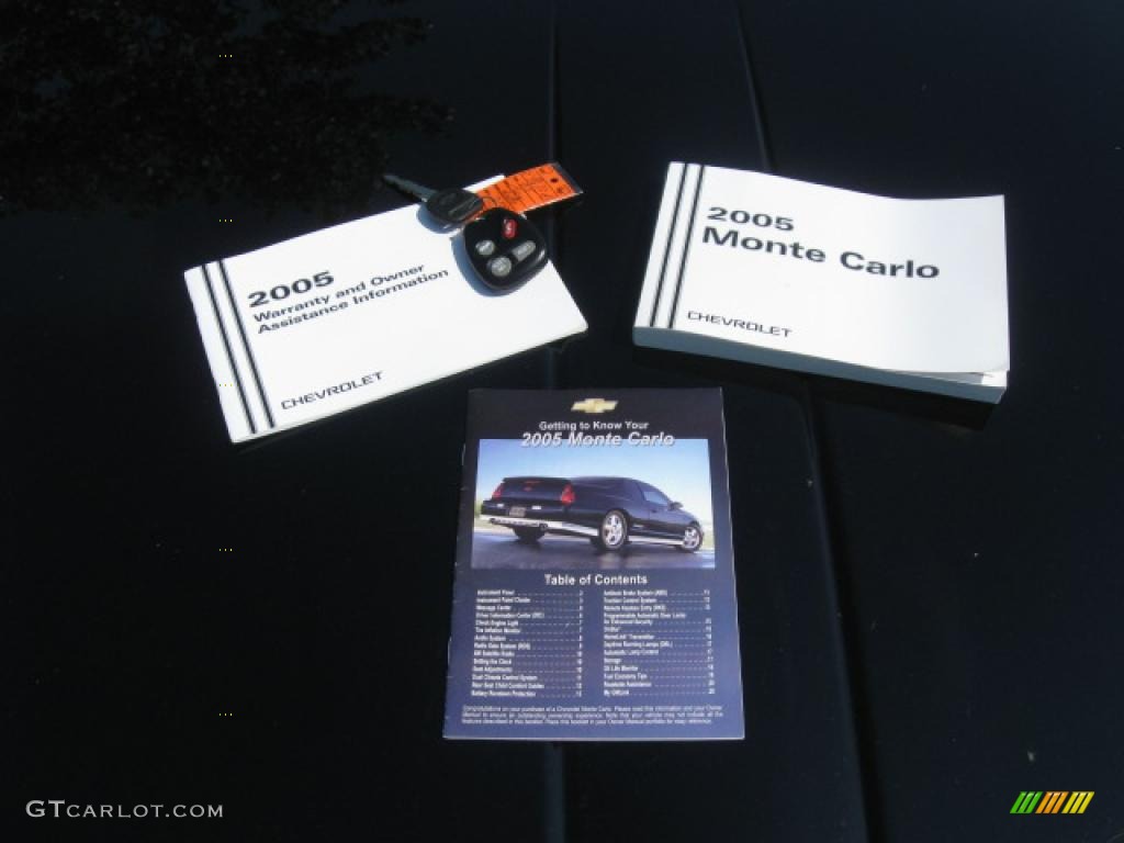 2005 Monte Carlo LS - Black / Medium Gray photo #35