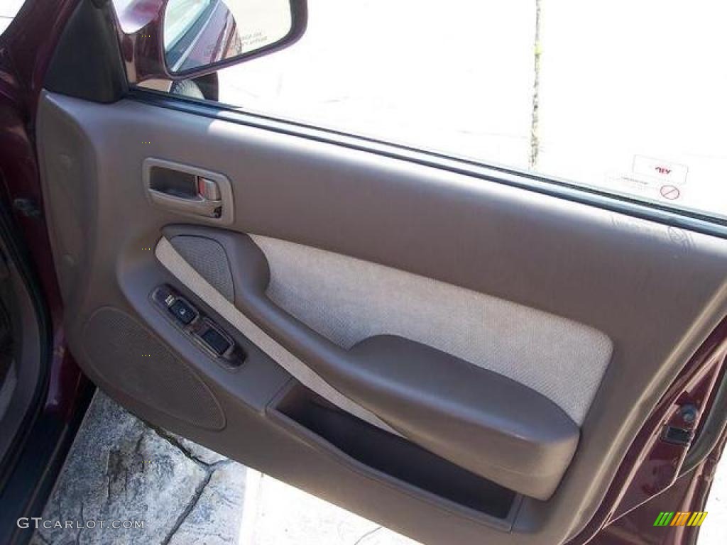 1996 Camry LE V6 Sedan - Ruby Red Pearl / Beige photo #23