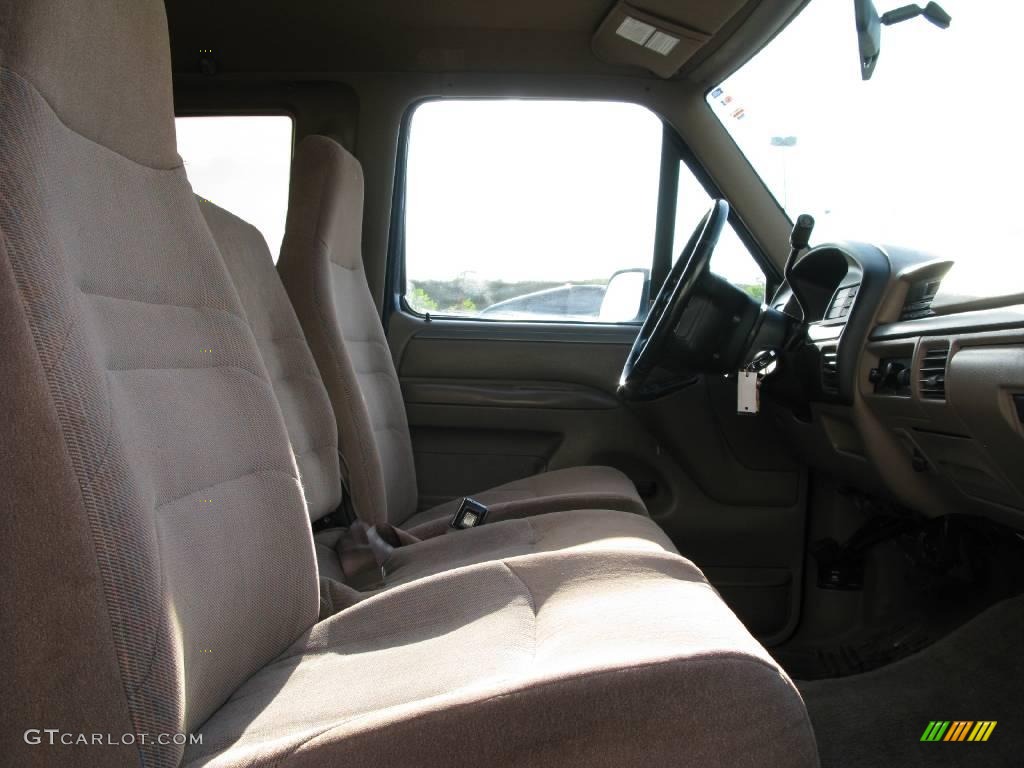 Beige Interior 1995 Ford F150 Eddie Bauer Extended Cab 4x4 Photo #16611388