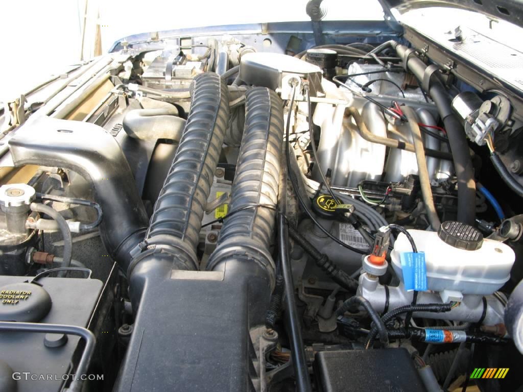 1995 Ford F150 Eddie Bauer Extended Cab 4x4 5.8 Liter OHV 16-Valve V8 Engine Photo #16611528