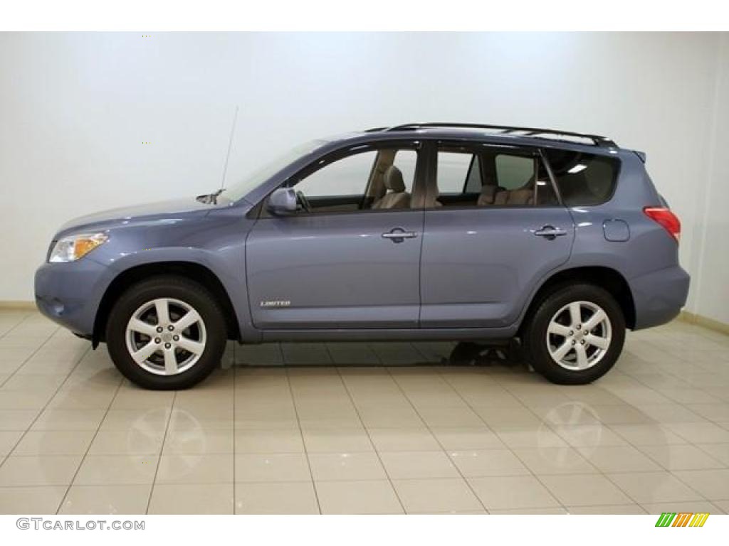 2007 RAV4 Limited - Pacific Blue Metallic / Ash Gray photo #4