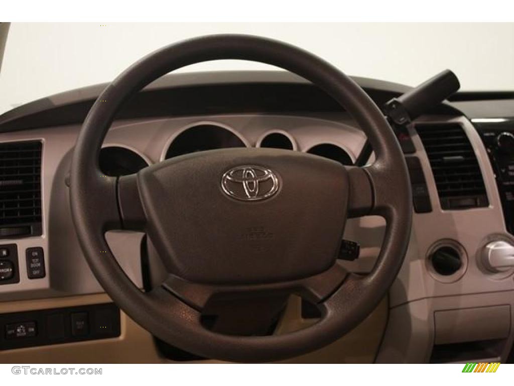 2008 Tundra Double Cab 4x4 - Pyrite Mica / Beige photo #9