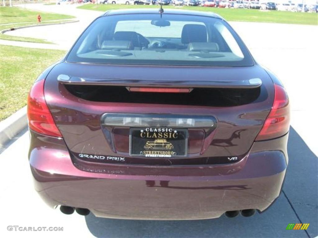 2006 Grand Prix GXP Sedan - Dark Cherry Metallic / Ebony photo #6