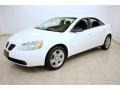 2007 Ivory White Pontiac G6 Sedan  photo #3