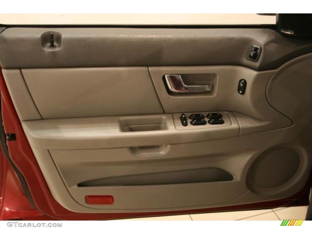 2002 Sable LS Premium Sedan - Matador Red Metallic / Medium Graphite photo #8