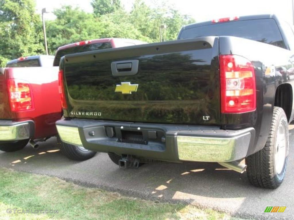 2009 Silverado 1500 LT Extended Cab 4x4 - Black / Dark Titanium photo #4
