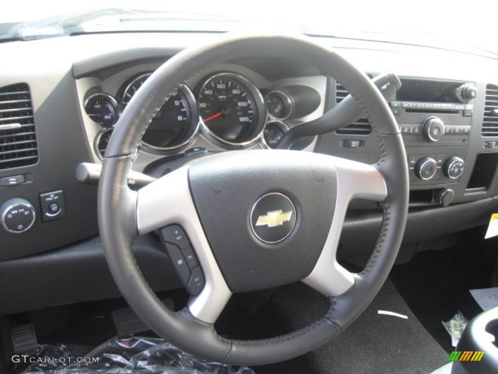 2009 Silverado 1500 LT Extended Cab 4x4 - Black / Dark Titanium photo #8