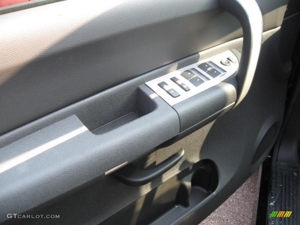 2009 Silverado 1500 LT Extended Cab 4x4 - Black / Dark Titanium photo #9