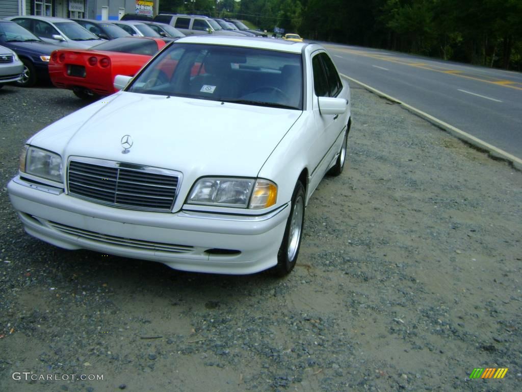 2000 C 230 Kompressor Sedan - Glacier White / Grey photo #1