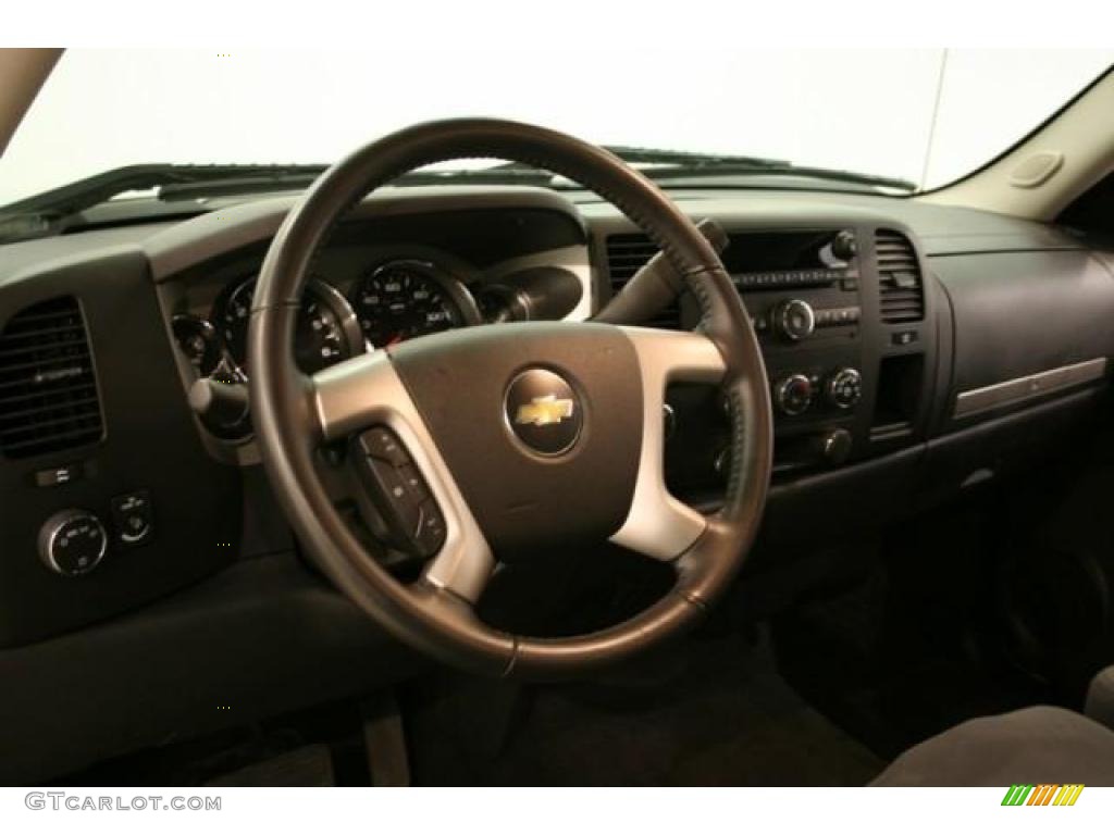 2009 Silverado 1500 LT Extended Cab 4x4 - Silver Birch Metallic / Ebony photo #10
