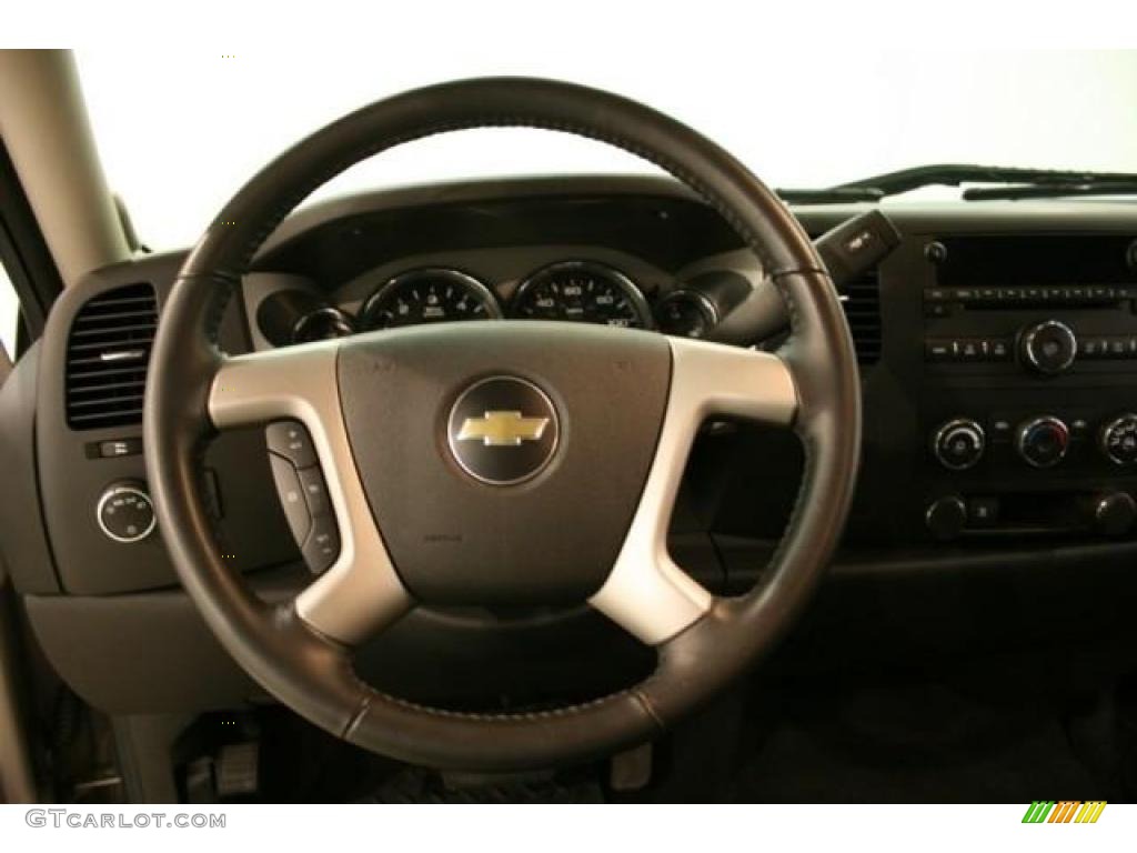 2009 Silverado 1500 LT Extended Cab 4x4 - Silver Birch Metallic / Ebony photo #11