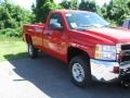 2009 Victory Red Chevrolet Silverado 2500HD Work Truck Regular Cab 4x4  photo #4