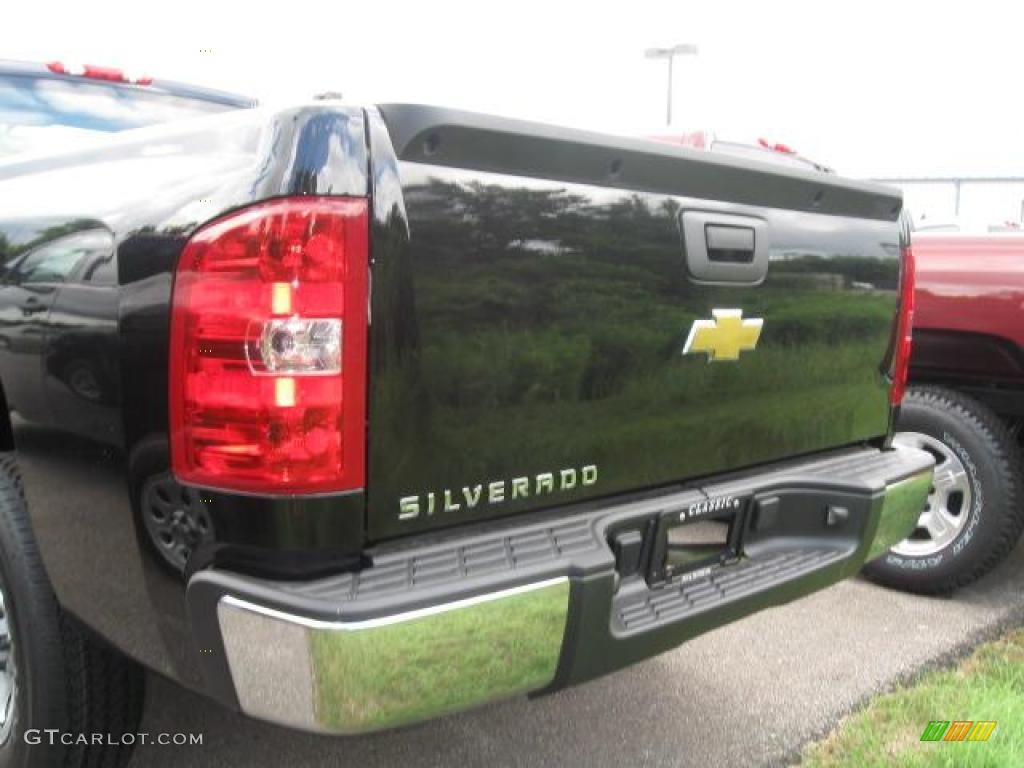 2009 Silverado 1500 Regular Cab - Black / Dark Titanium photo #3
