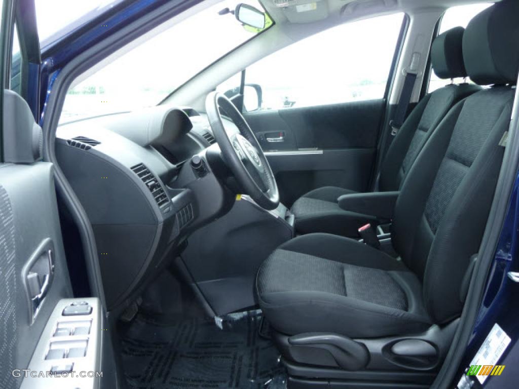 2008 MAZDA5 Touring - Stormy Blue / Black photo #6