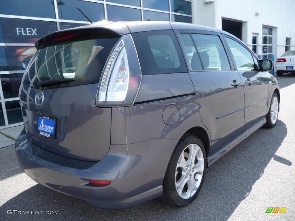 2008 MAZDA5 Touring - Galaxy Gray / Black photo #3