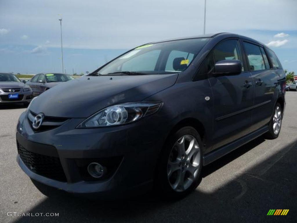 2008 MAZDA5 Touring - Galaxy Gray / Black photo #7