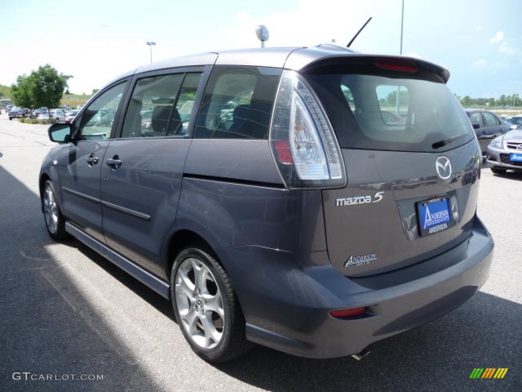 2008 MAZDA5 Touring - Galaxy Gray / Black photo #8
