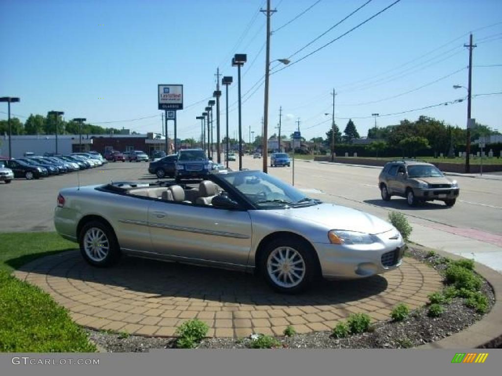 2002 Sebring LXi Convertible - Brilliant Silver Metallic / Dark Slate Gray photo #4