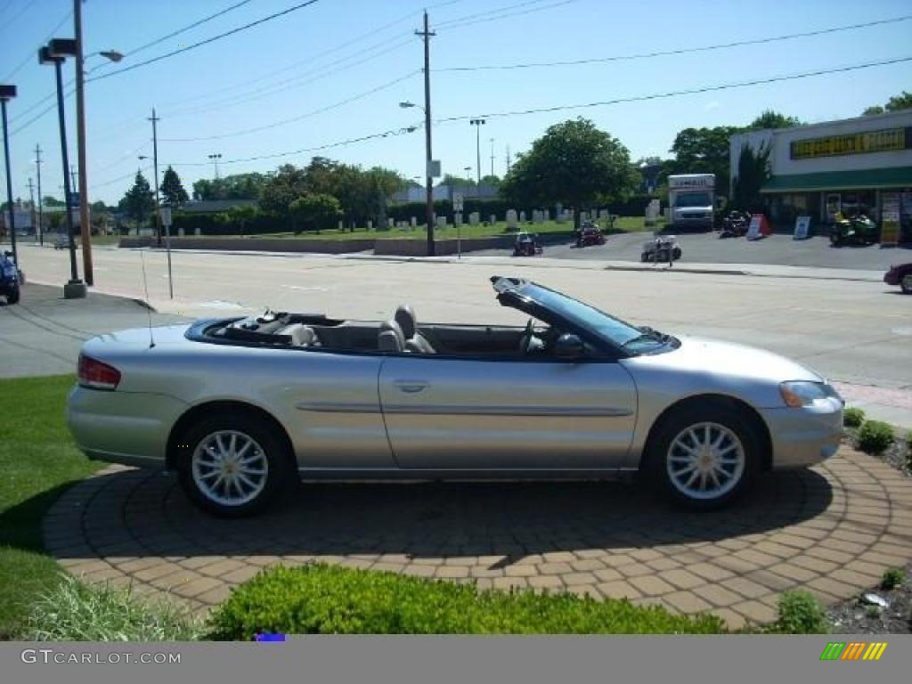 2002 Sebring LXi Convertible - Brilliant Silver Metallic / Dark Slate Gray photo #5