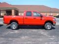 2009 Flame Red Dodge Ram 2500 Big Horn Edition Quad Cab 4x4  photo #4