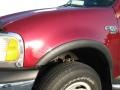 2003 Burgundy Red Metallic Ford F150 XL SuperCab 4x4  photo #7