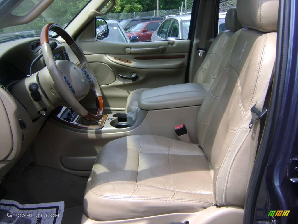 2001 Navigator 4x4 - Charcoal Blue Metallic / Medium Parchment photo #7
