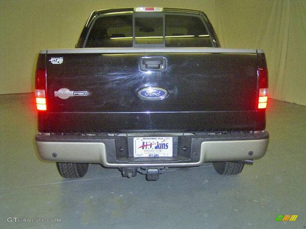 2005 F150 King Ranch SuperCrew - Black / Castano Brown Leather photo #5