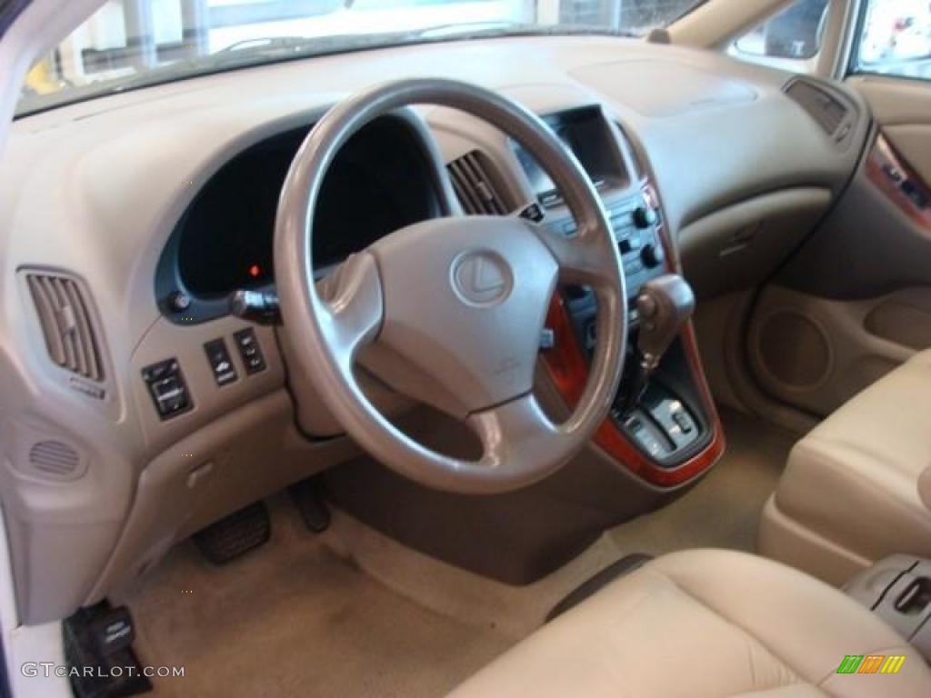 2000 RX 300 AWD - Mineral Green / Ivory photo #7