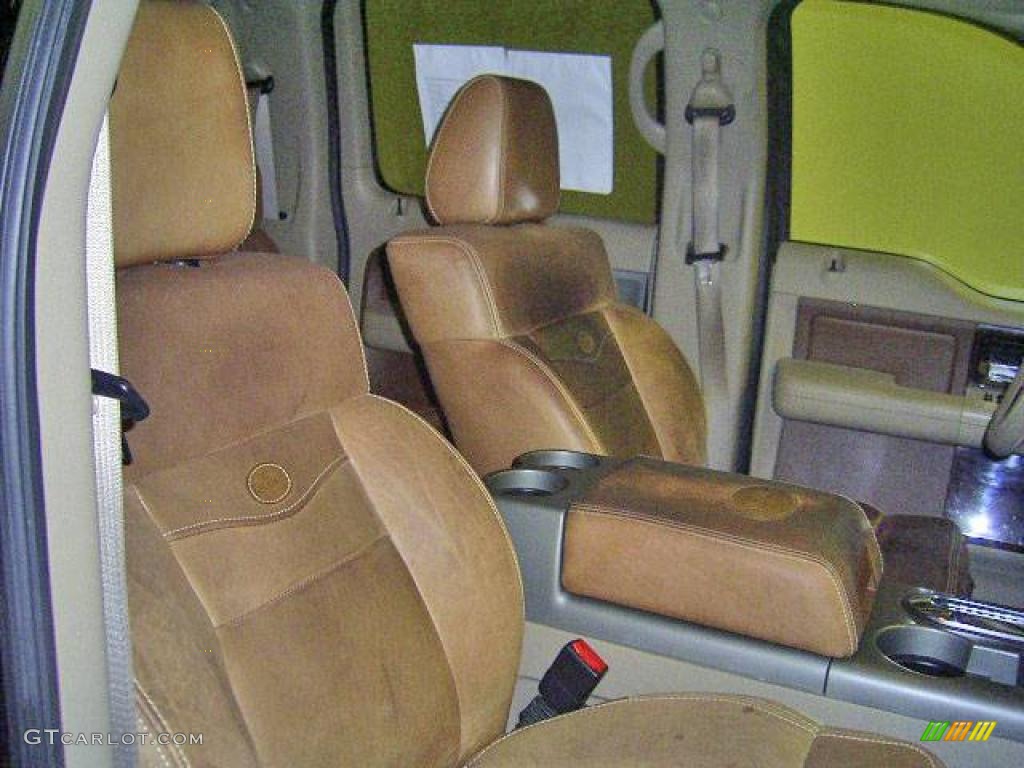 2005 F150 King Ranch SuperCrew - Black / Castano Brown Leather photo #27