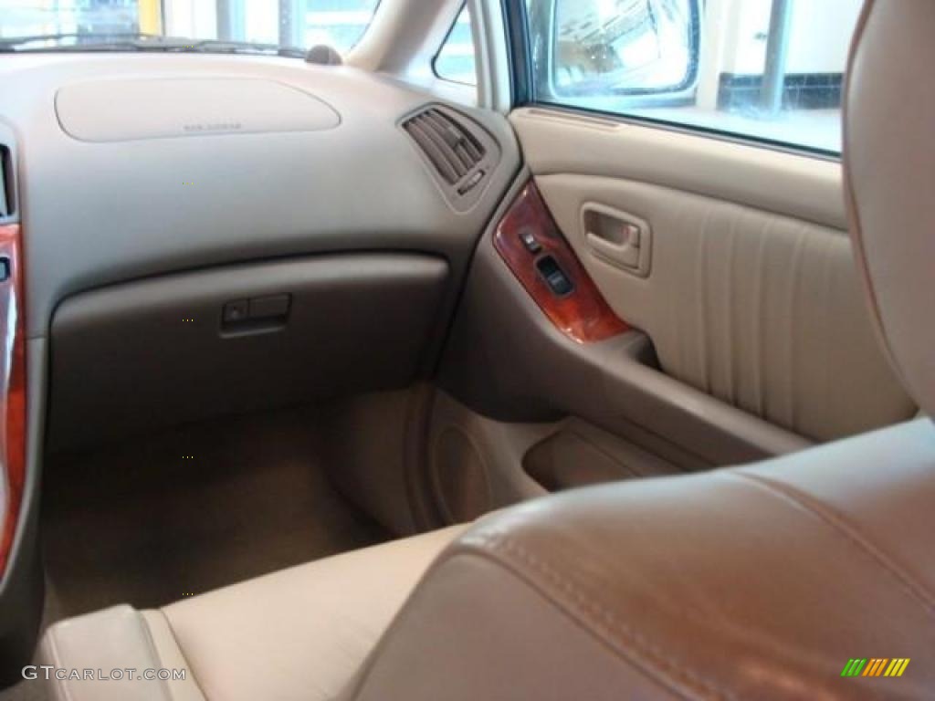 2000 RX 300 AWD - Mineral Green / Ivory photo #16
