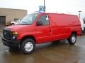 2009 Red Ford E Series Van E250 Super Duty Cargo #16579866