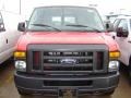 2009 Red Ford E Series Van E250 Super Duty Cargo  photo #13