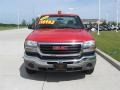 2005 Fire Red GMC Sierra 2500HD SLE Regular Cab 4x4  photo #4