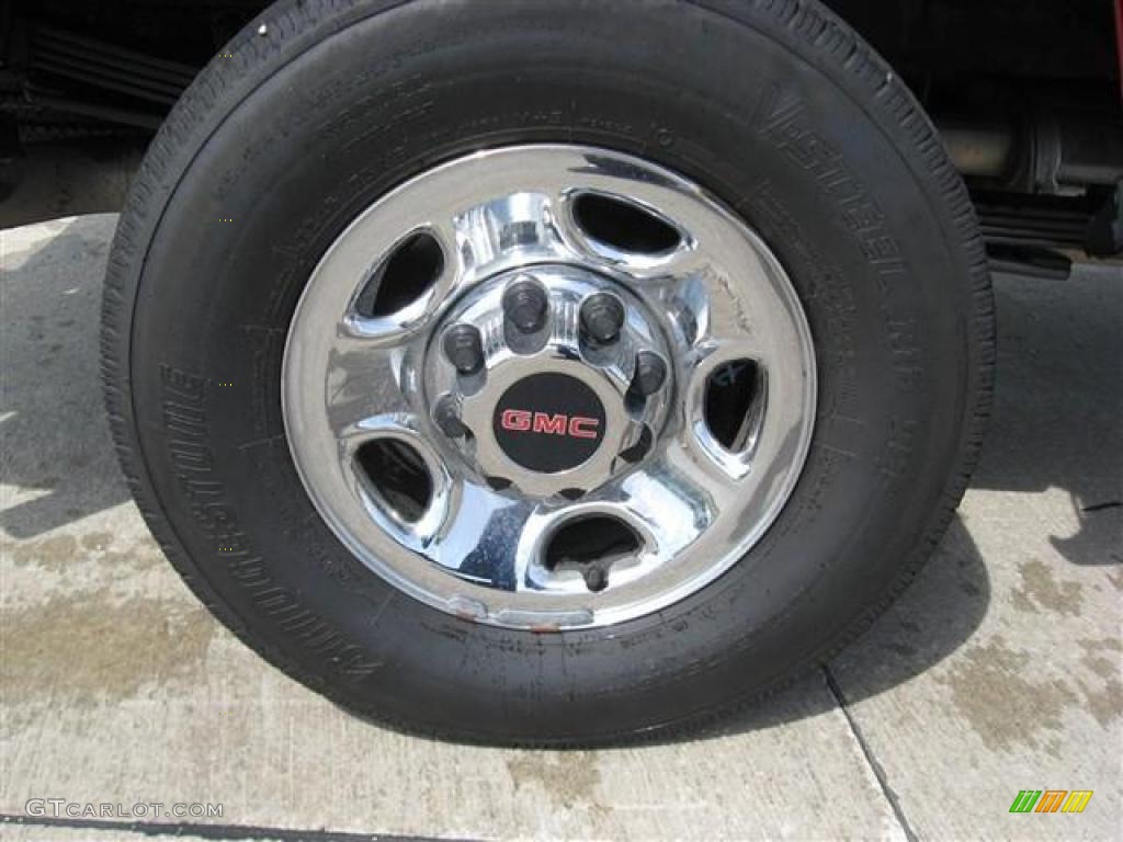 2005 Sierra 2500HD SLE Regular Cab 4x4 - Fire Red / Dark Pewter photo #12