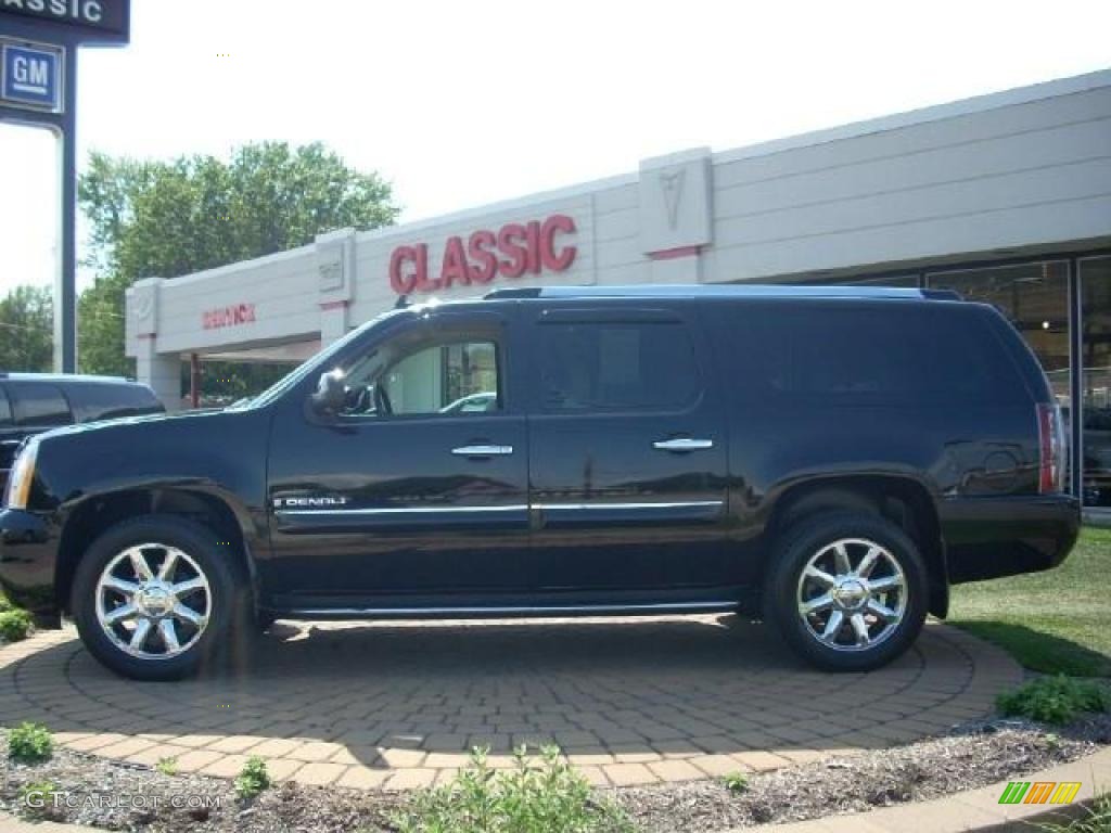 2007 Yukon XL Denali AWD - Onyx Black / Ebony Black photo #1