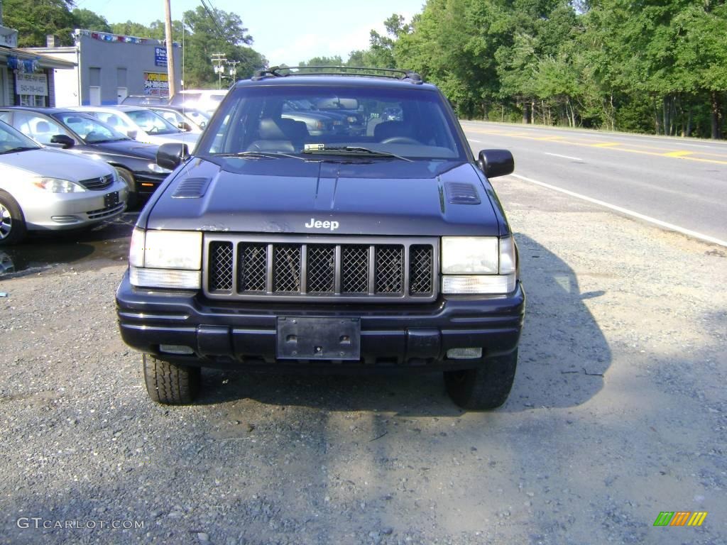 1998 Grand Cherokee 5.9 Limited 4x4 - Deep Slate Pearlcoat / Black photo #10