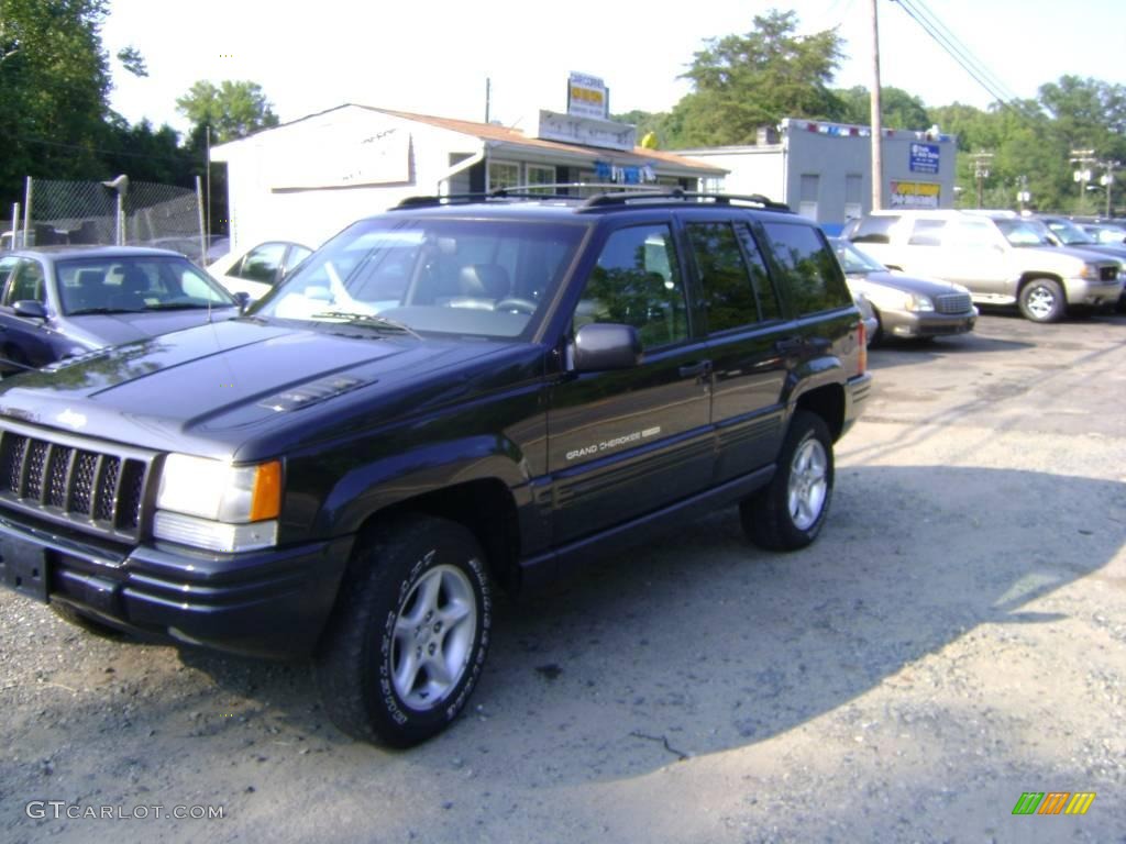 1998 Grand Cherokee 5.9 Limited 4x4 - Deep Slate Pearlcoat / Black photo #11