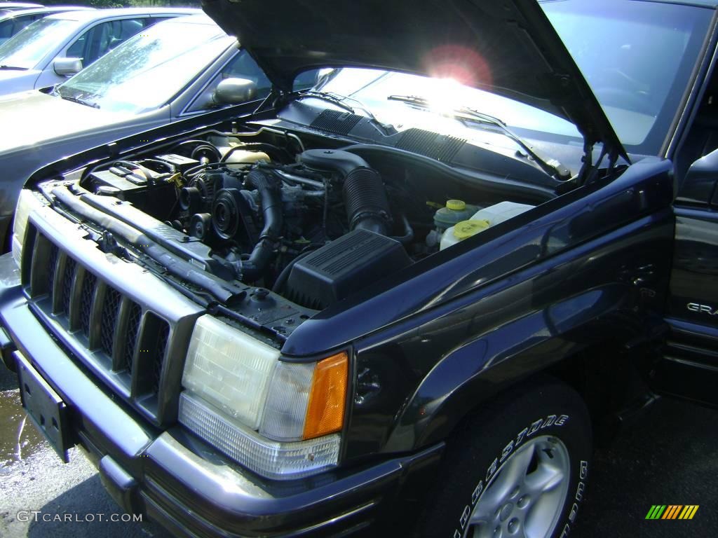 1998 Grand Cherokee 5.9 Limited 4x4 - Deep Slate Pearlcoat / Black photo #23