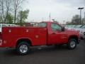 2009 Fire Red GMC Sierra 2500HD Work Truck Regular Cab Chassis Commercial Utility  photo #3