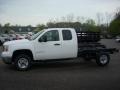 Summit White 2009 GMC Sierra 2500HD Work Truck Extended Cab 4x4 Chassis