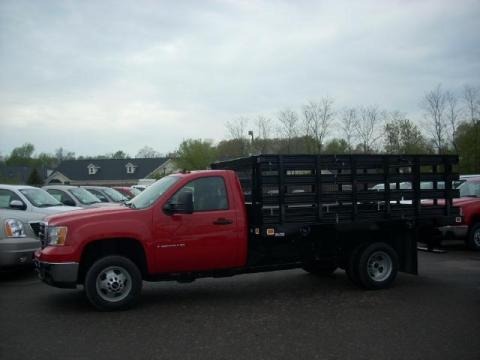 2009 GMC Sierra 3500HD Work Truck Regular Cab Chassis Stake Truck Data, Info and Specs
