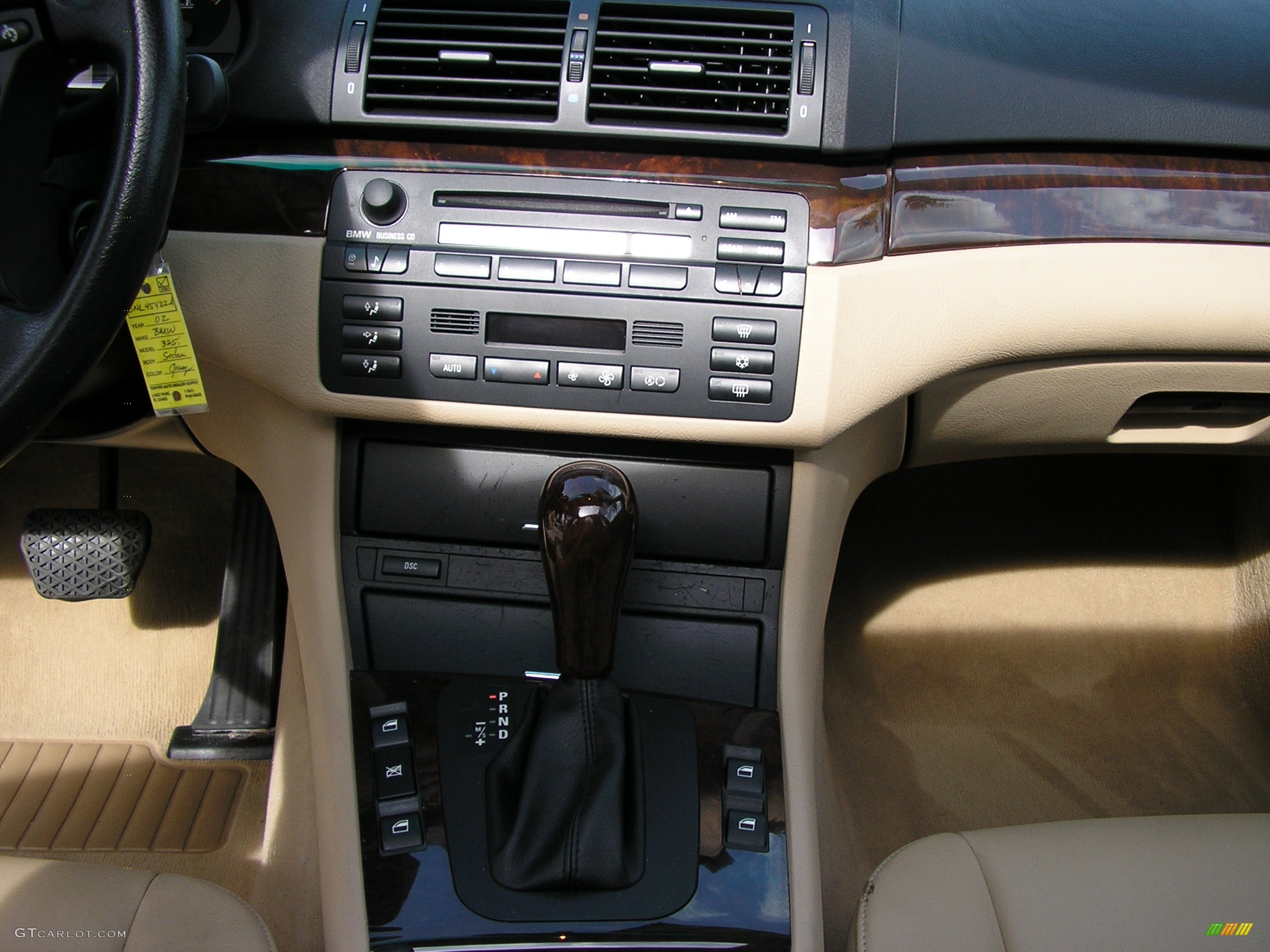 2002 3 Series 325i Sedan - Steel Grey Metallic / Beige photo #15