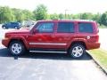 2009 Inferno Red Crystal Pearl Jeep Commander Limited 4x4  photo #5