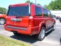 2009 Inferno Red Crystal Pearl Jeep Commander Limited 4x4  photo #8