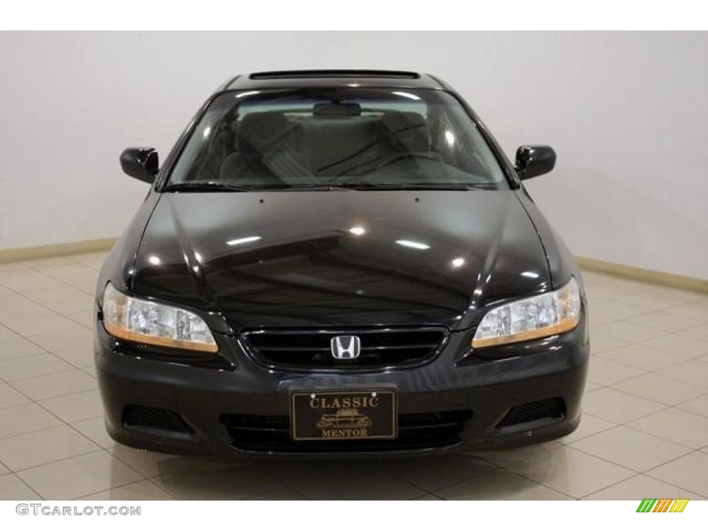 2002 Accord EX Coupe - Nighthawk Black Pearl / Black photo #2