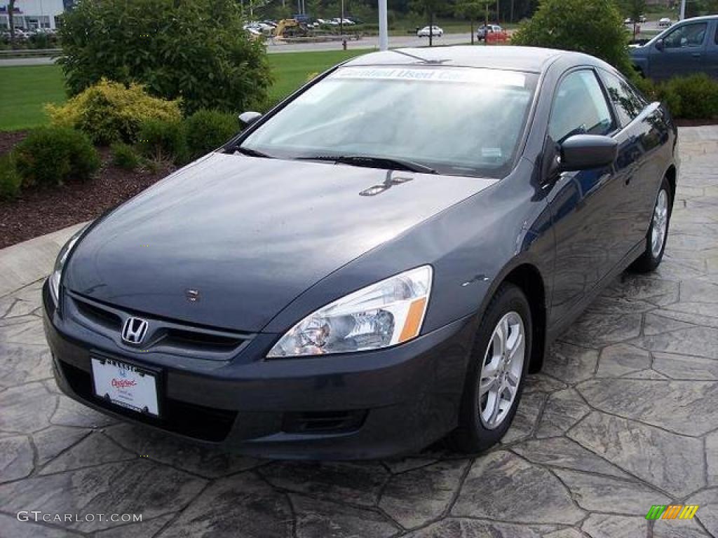 2007 Accord LX Coupe - Graphite Pearl / Gray photo #2