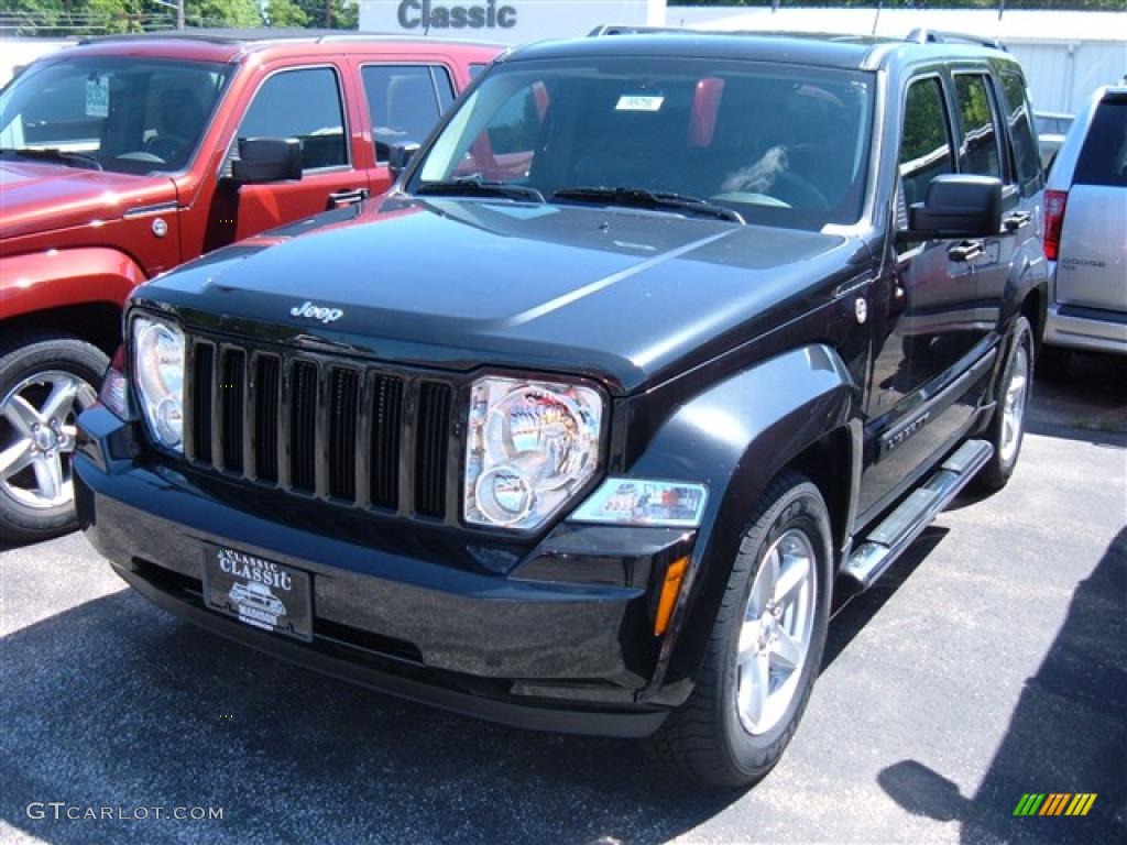 2009 Liberty Rocky Mountain Edition 4x4 - Brilliant Black Crystal Pearl / Dark Slate Gray photo #1