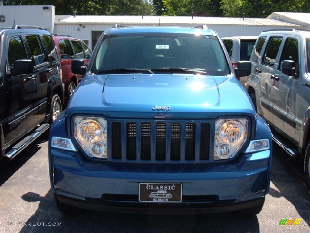 2009 Liberty Rocky Mountain Edition 4x4 - Deep Water Blue Pearl / Dark Slate Gray photo #2