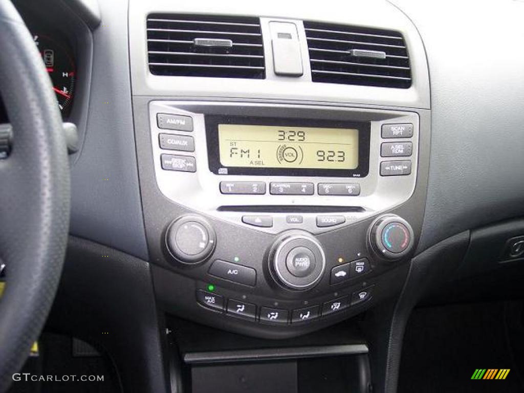 2007 Accord LX Coupe - Graphite Pearl / Black photo #17