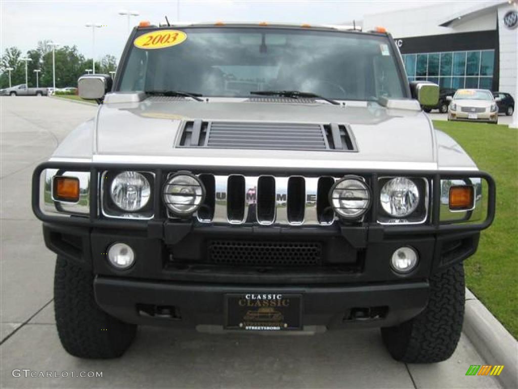 2003 H2 SUV - Pewter Metallic / Wheat photo #3